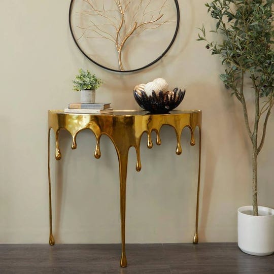 37-in-x-32-in-gold-half-moon-glass-aluminum-drip-console-table-with-melting-designed-legs-and-shaded-1