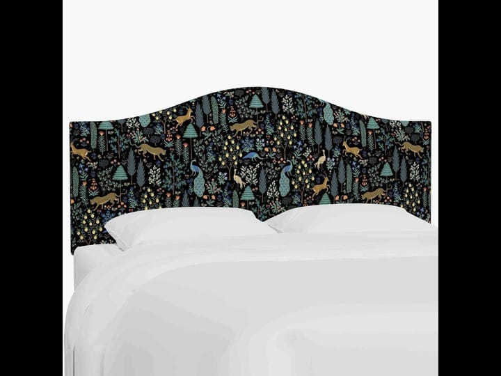 rifle-paper-co-mayfair-menagerie-black-king-headboard-1