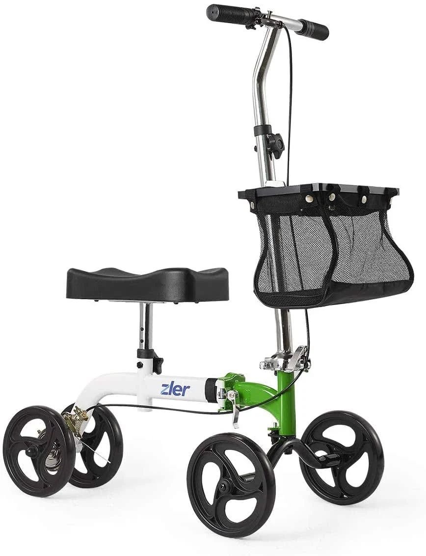 Zler Deluxe Steerable Knee Walker Scooter | Image