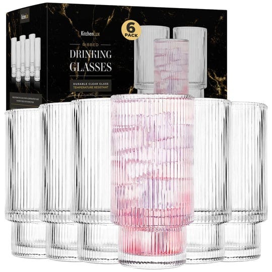 kitchen-lux-ribbed-drinking-glasses-ribbed-glass-cups-12-oz-ribbed-glassware-set-of-6-textured-vinta-1