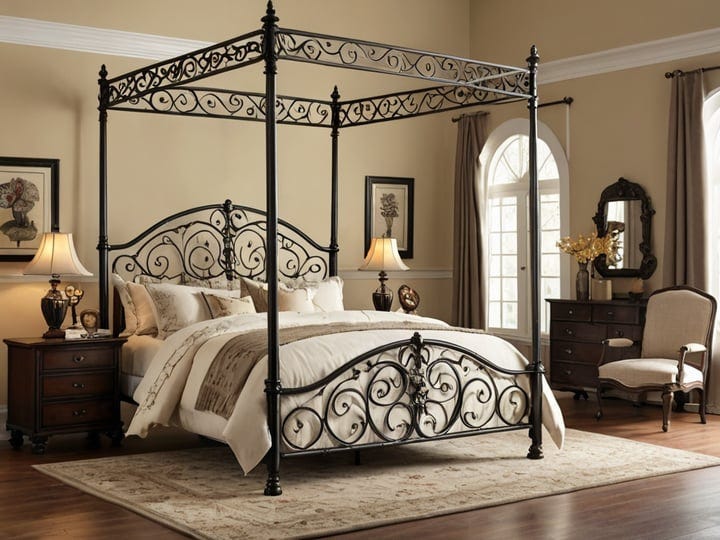 Black-Metal-Canopy-Bed-5