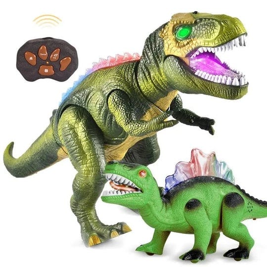 bfuntoys-2set-electronic-dinosaur-toy-remote-control-dinosaur-and-walking-dinosaur-toys-for-kids-3-4-1