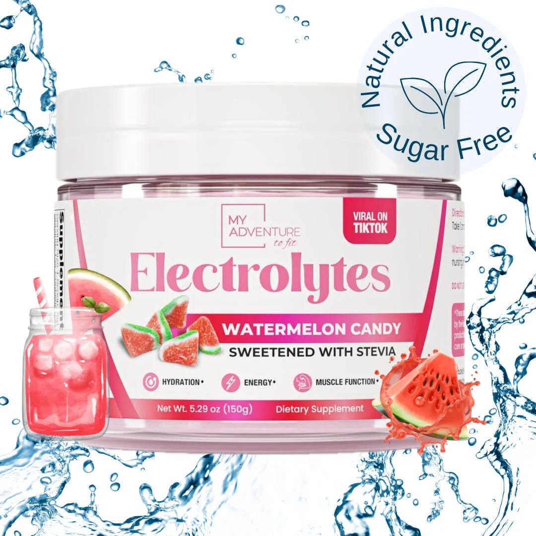 Revitalizing Electrolyte Powder Drink Mix - Watermelon Candy Flavor | Image