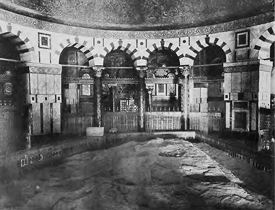 The rock on which the dome was built