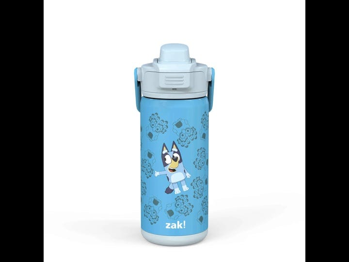 zak-designs-14oz-stainless-steel-kids-water-bottle-with-antimicrobial-spout-bluey-1