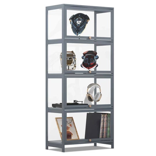 monibloom-modern-55-inch-4-tier-transparent-display-cabinet-with-flip-up-door-curio-cabinet-collecti-1