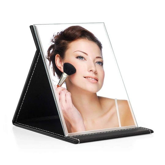 portable-folding-travel-mirror-table-vanity-makeup-desk-mirror-with-standpu-leather-tabletop-mirror-1