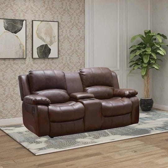 vanity-art-bonded-leather-sofa-manual-reclining-loveseat-with-storage-console-for-living-room-sofa-s-1