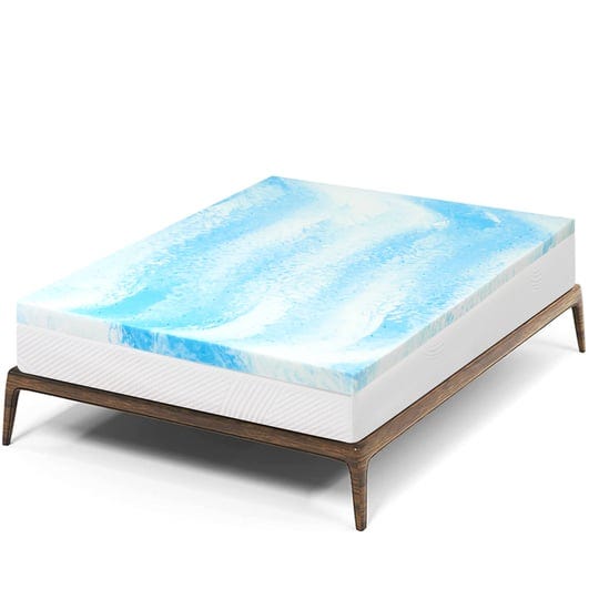 subrtex-4-inch-gel-mattress-topper-high-density-memory-foam-bedding-topper-with-wave-pattern-design-1