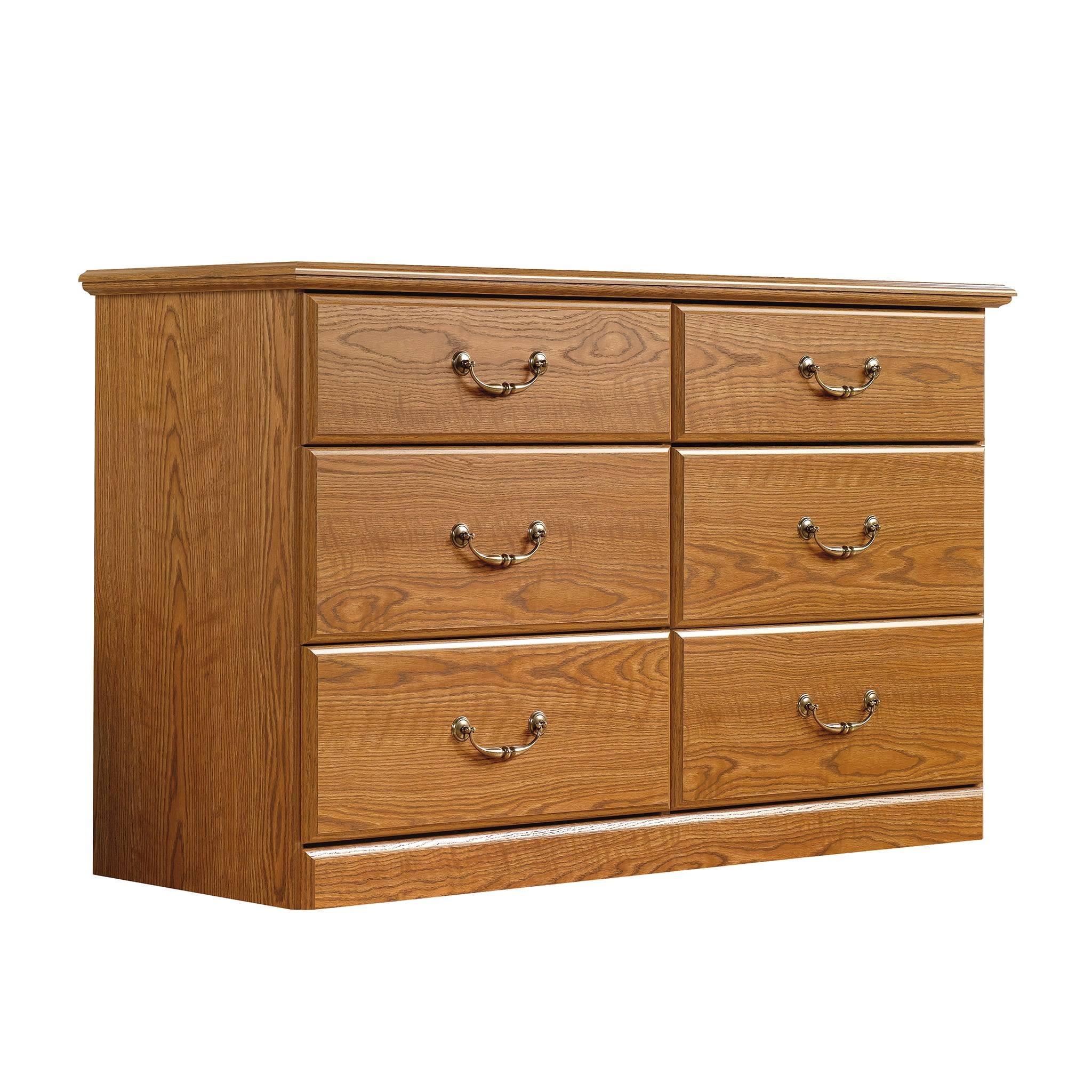 Carolina Oak Dresser: Rustic, Quick Assembly, Extra Deep Drawers | Image