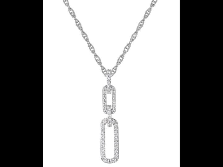 cubic-zirconia-double-link-18-pendant-necklace-in-sterling-silver-or-14k-gold-plated-sterling-silver-1