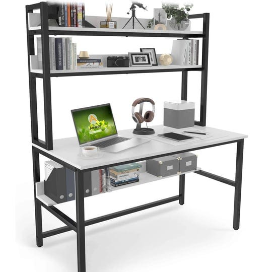 aquzee-computer-desk-with-hutch-and-bookshelf-47-inches-white-home-office-desk-with-space-saving-des-1