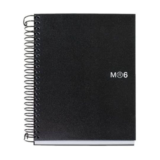 miquelrius-medium-wirebound-notebook-6-x-8-a5-6-subject-college-ruled-black-1