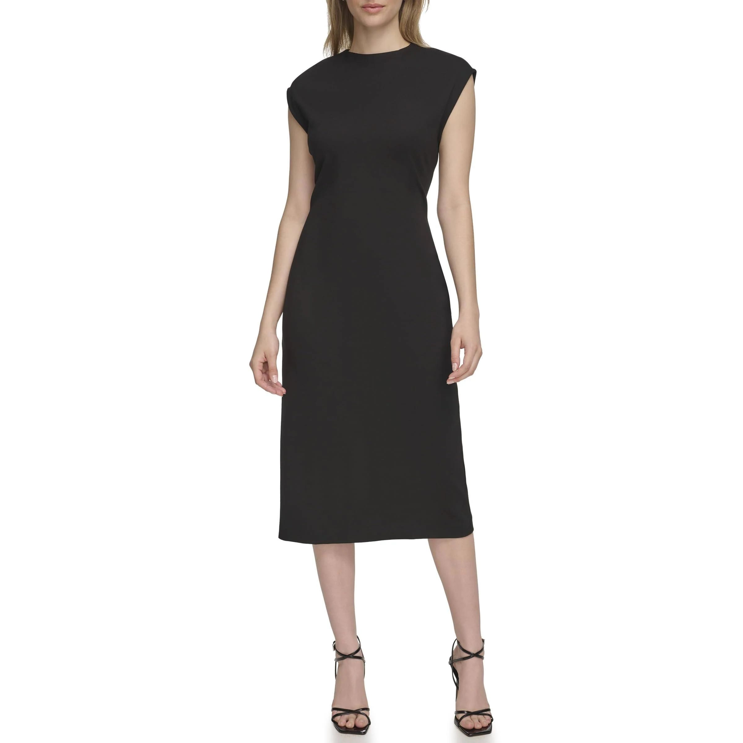 Trendy Midi Dress for Work with Stretch for Perfect Fit | Image