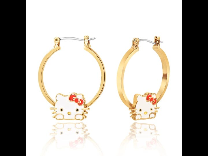 hello-kitty-hoop-gold-plated-and-enamel-earrings-1