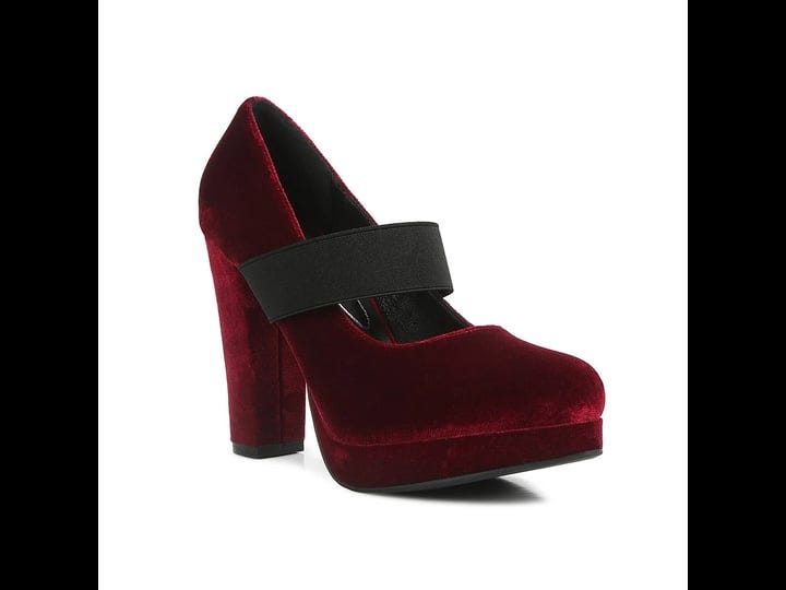 krause-high-block-heel-velvet-pumps-burgundy-size-12