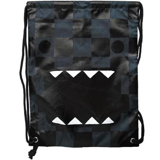 domo-face-checkered-backsack-black-1