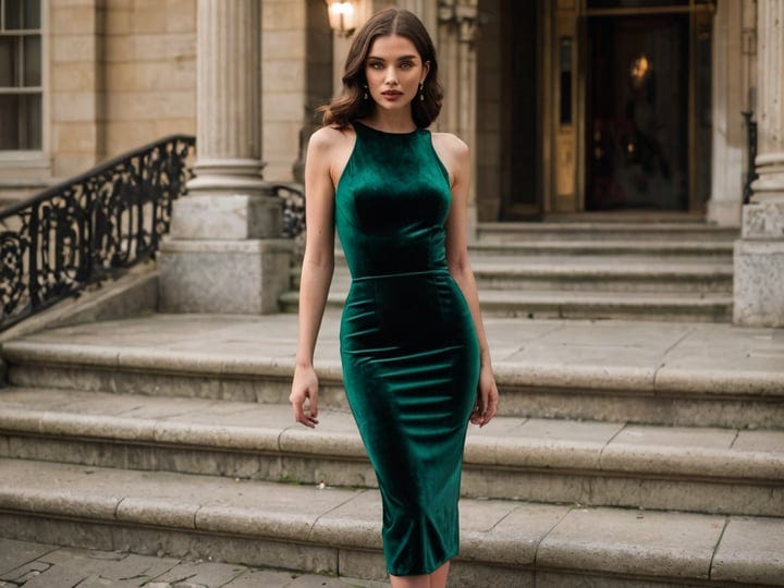 Green-Velvet-Midi-Dress-3