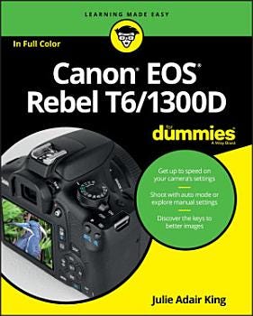 Canon EOS Rebel T6/1300D For Dummies | Cover Image