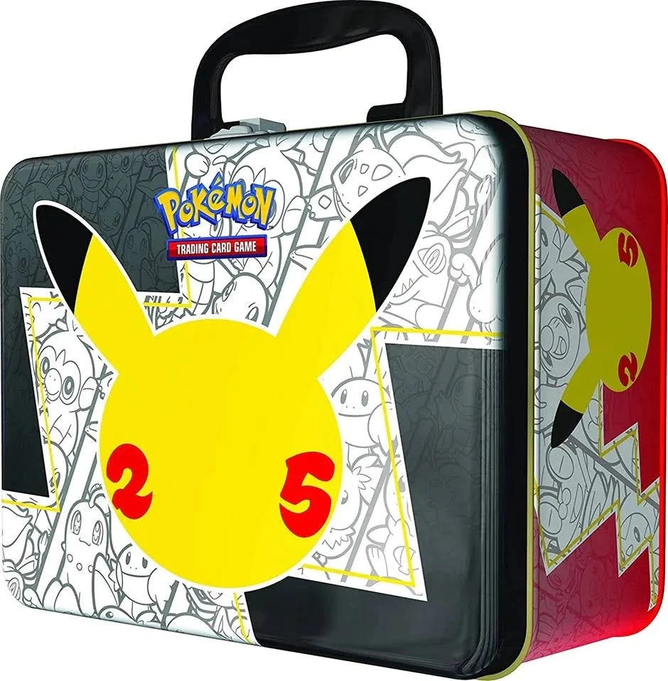 Pokémon 25th Anniversary Collectors Chest Lunchbox: Exclusive Promos & Celebrations Set | Image