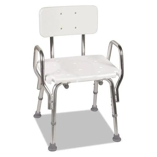 Adjustable Shower Chair with Arms for Easy Access | Image