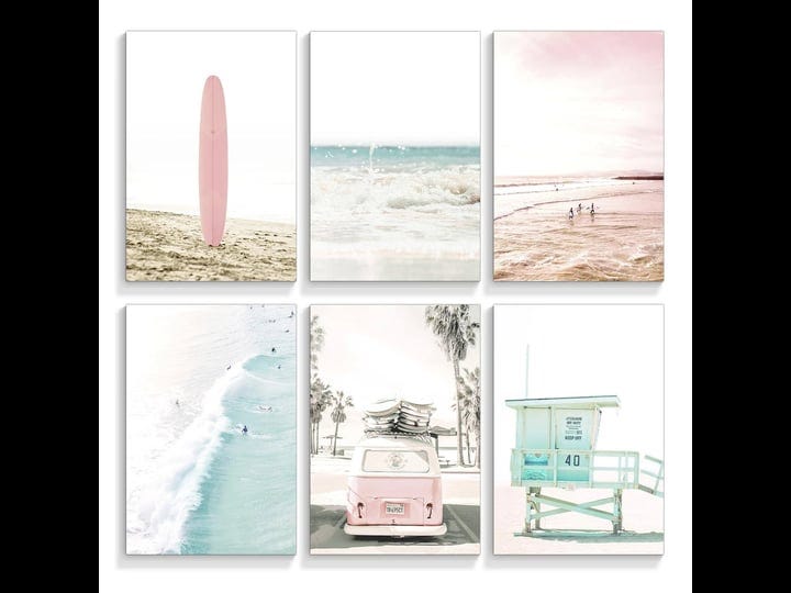 mifyuibytr-set-of-6-beach-canvas-wall-art-8x10in-tropical-summer-ocean-coastal-posters-preppy-galler-1