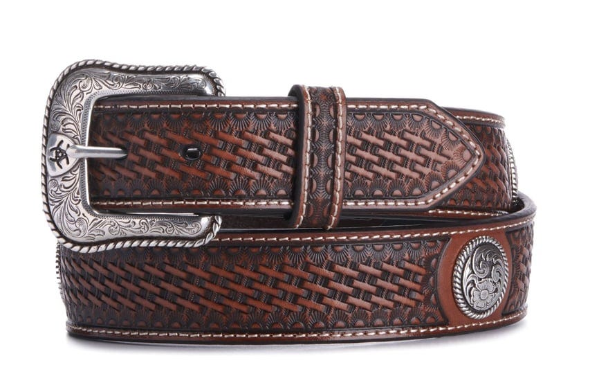 ariat-mens-basket-weave-stamped-leather-belt-1