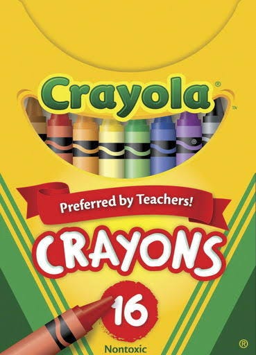 Assorted Colors Crayola Crayons in Tuck Box | Image