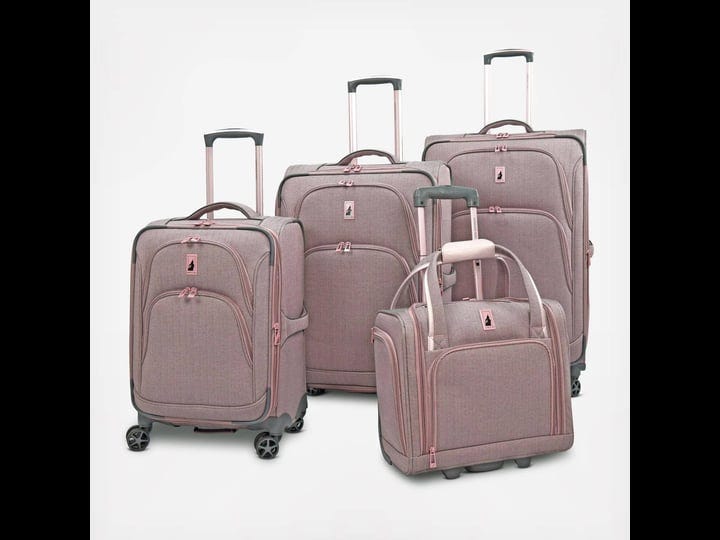 london-fog-yorkshire-4-piece-nested-set-rose-charcoal-herringbone-1