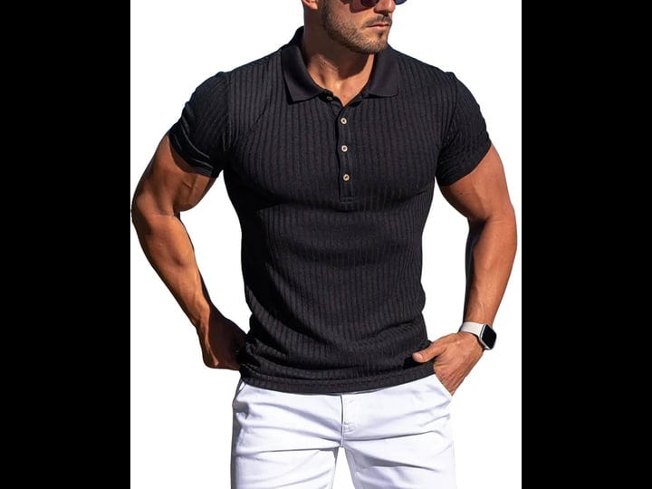 canghpgin-muscle-polo-shirts-for-men-slim-fit-short-sleeve-golf-shirts-men-dry-fit-shirts-casual-sty-1