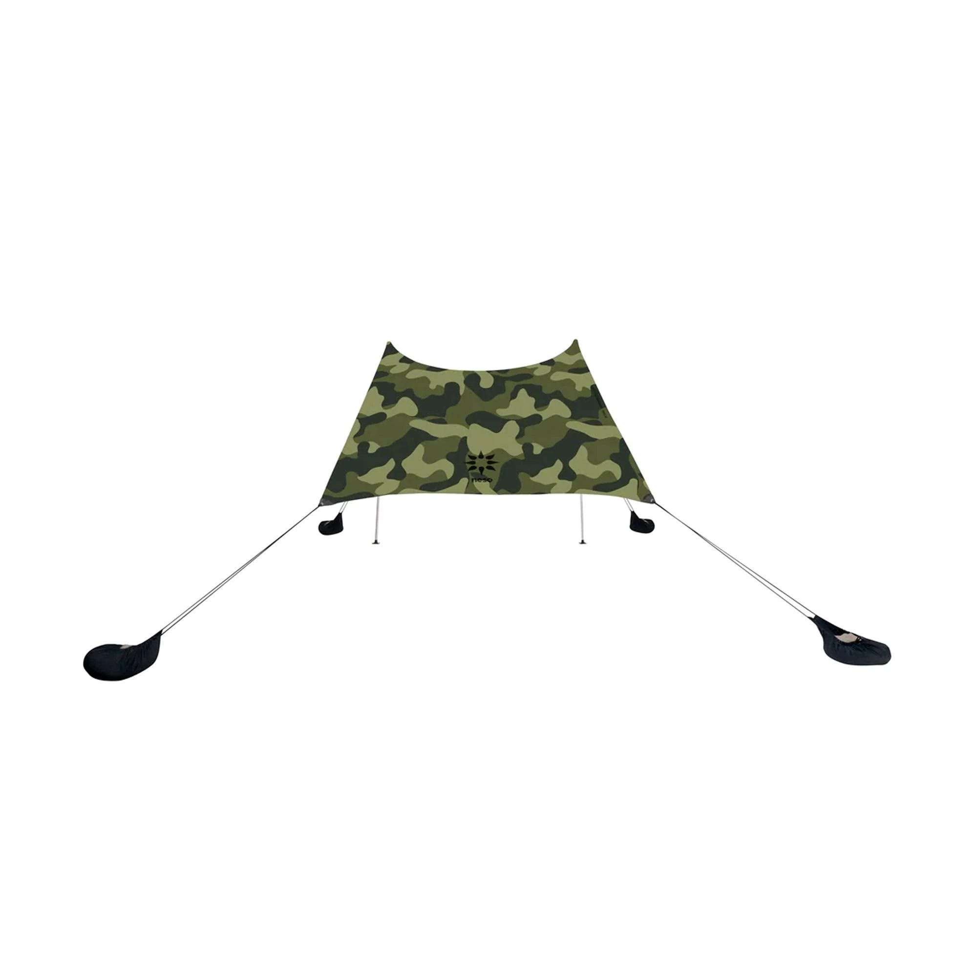 Neso Grande Lightweight Beach Tent with Sun Protection and Cooler Pocket (Camo) | Image