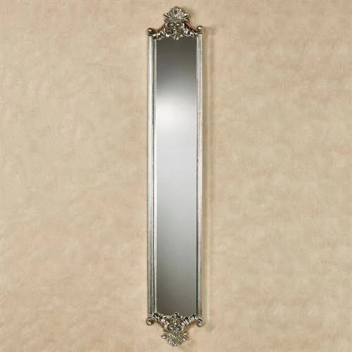 Antique Silver Acanthus Leaf Wall Mirror Panel | Image