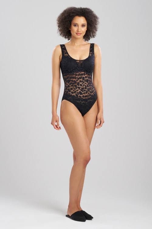 Natori Temptation Sheer Allover Lace Full Bodysuit | Image