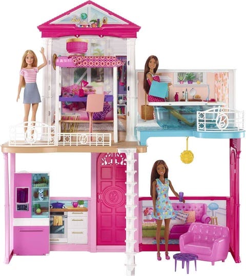 barbie-dollhouse-and-furniture-doll-playset-1