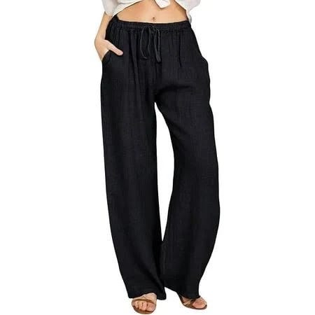 Somer Women's Flare Pants: Breathable, Comfortable, and Stylish Drawstring Waist | Image