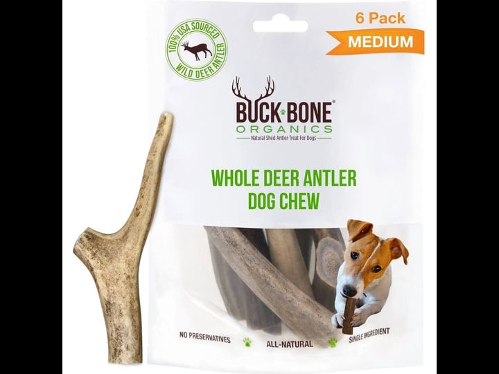 buck-bone-organics-premium-whole-deer-antler-dog-chews-6-count-medium-1