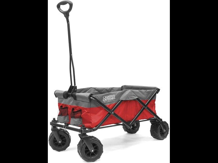 all-terrain-collapsible-folding-wagon-red-1