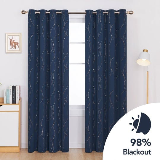 deconovo-living-room-curtains-84-inches-long-blackout-curtains-for-bedroom-navy-blue-and-gold-curtai-1