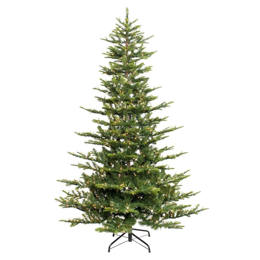 Luxurious Pre-Lit Aspen Green Fir Artificial Christmas Tree (6.5' - Balsam Hill) | Image