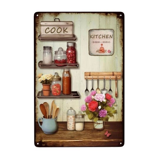huanxiangouyue-retro-kitchen-metal-sign-farmhouse-style-dining-room-wall-art-vintage-floral-wall-dec-1