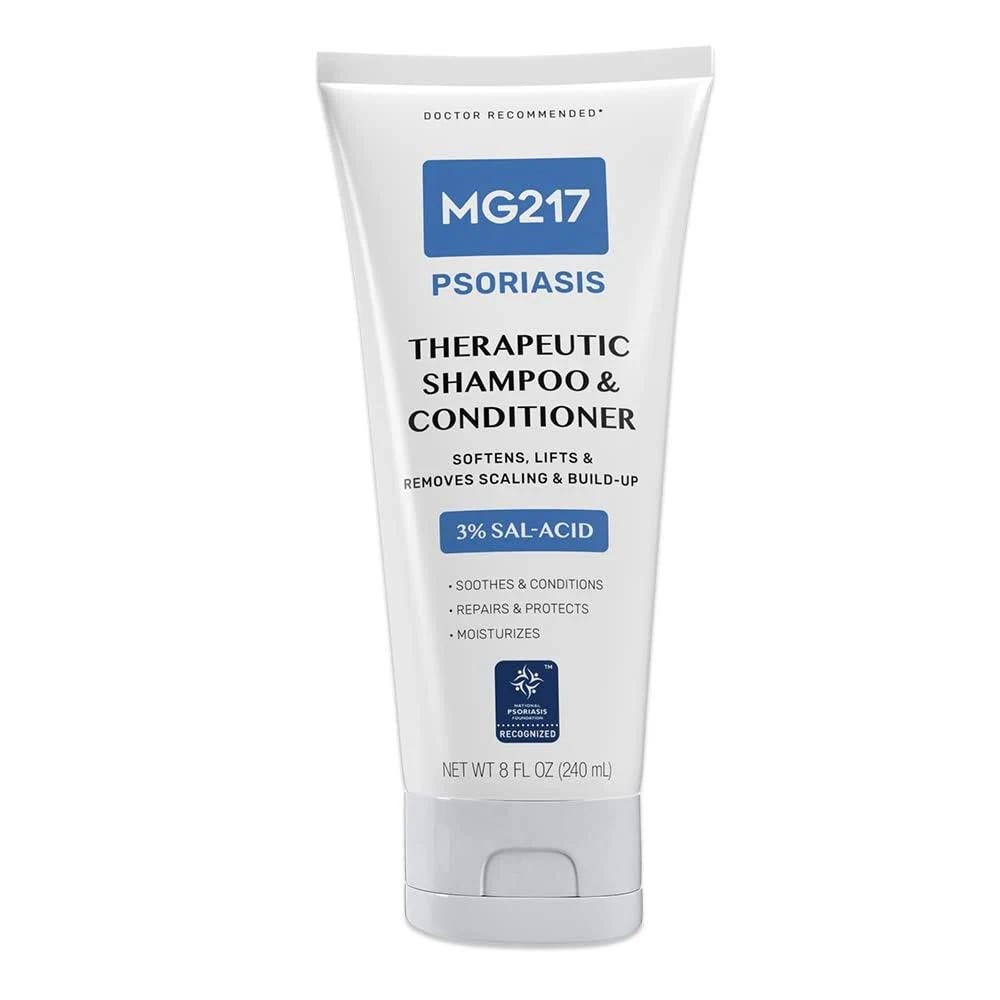 Relief Therapy: Mg217 Coal Tar Shampoo & Conditioner for Psoriasis (8 oz) | Image