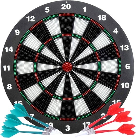 tradeopia-16-inch-dartboard-set-with-6-plastic-tip-darts-great-for-parties-and-family-game-nights-1