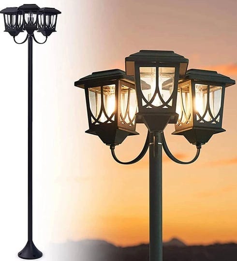 smartyard-aluminum-74-8-outdoor-lamp-post-lights-3-head-waterproof-street-lights-60-lumen-bb74-1
