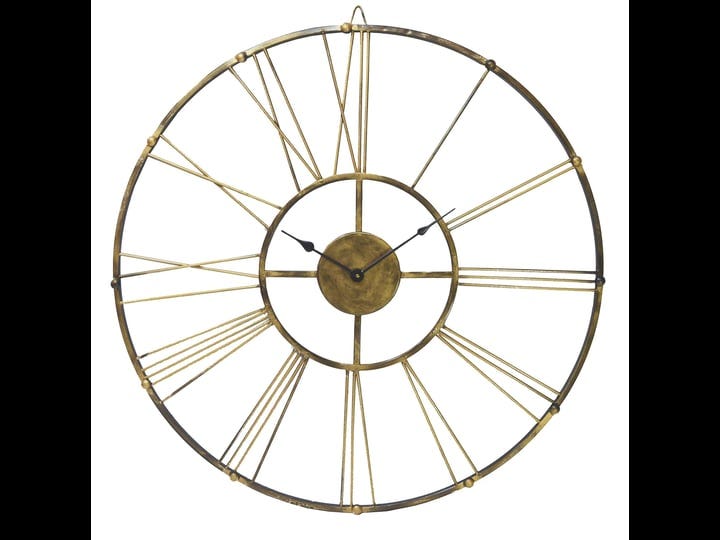 quickway-decorative-antique-roman-numerical-gold-metal-wall-clock-for-dining-living-room-or-kitchen--1