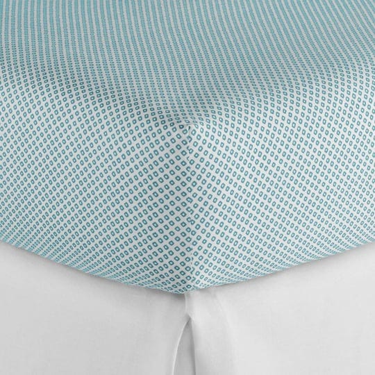 peacock-alley-emma-fitted-sheet-twin-aqua-1