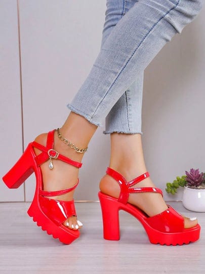 new-arrival-women-high-heel-sandals-red-chunky-heeled-waterproof-platform-sandals-with-ankle-strap-b-1