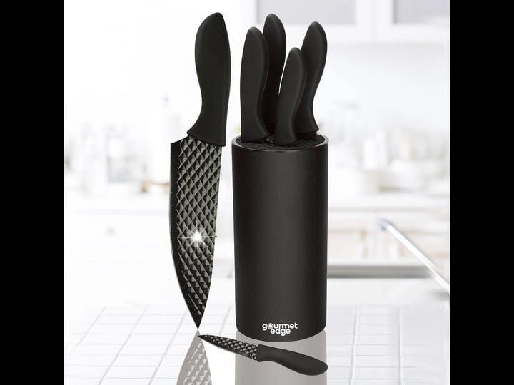 gourmet-edge-7-piece-diamond-nonstick-blade-cutlery-knife-set-with-block-70-5008