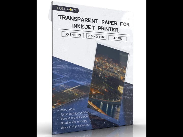 colemoly-transparency-sheets-transparent-paper-30-sheets-inkjet-transparency-film-inkjet-printer-101
