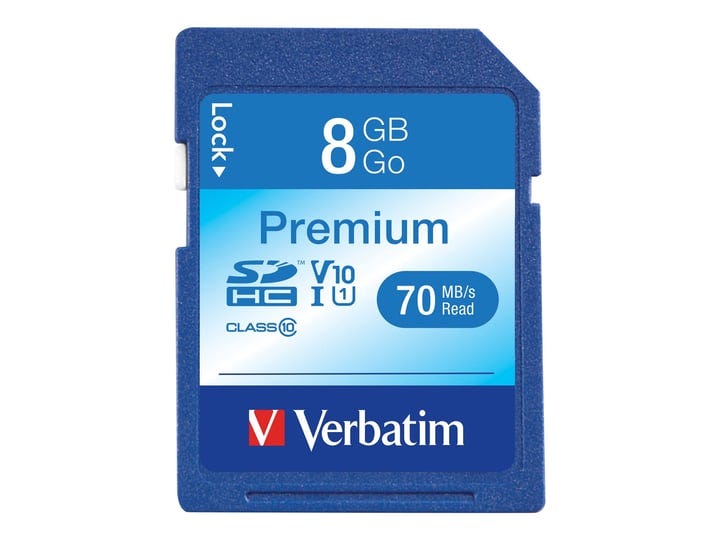 verbatim-8gb-premium-sdhc-memory-card-uhs-i-class-10-96319