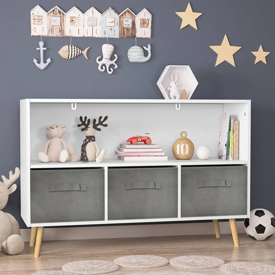 kids-bookcase-with-collapsible-fabric-drawers-childrens-book-display-toy-storage-cabinet-organizer-g-1